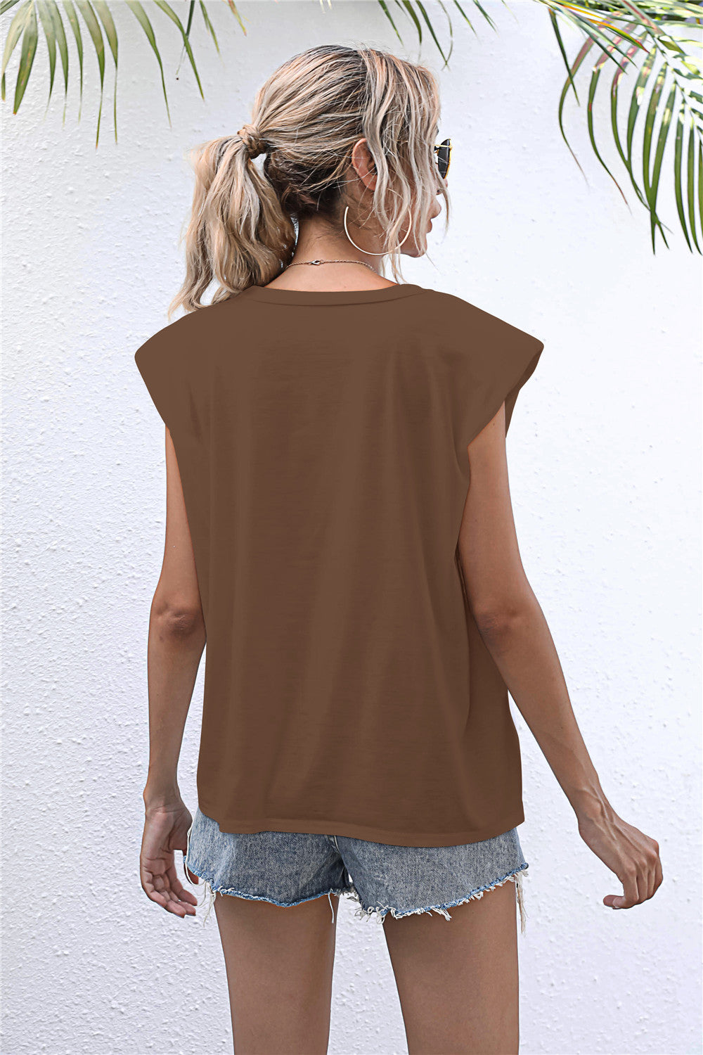 Round Neck Cap Sleeve Tee  - Doll Fits