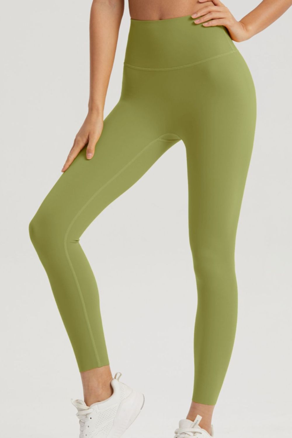 Wide Waistband Sports Leggings  - Doll Fits