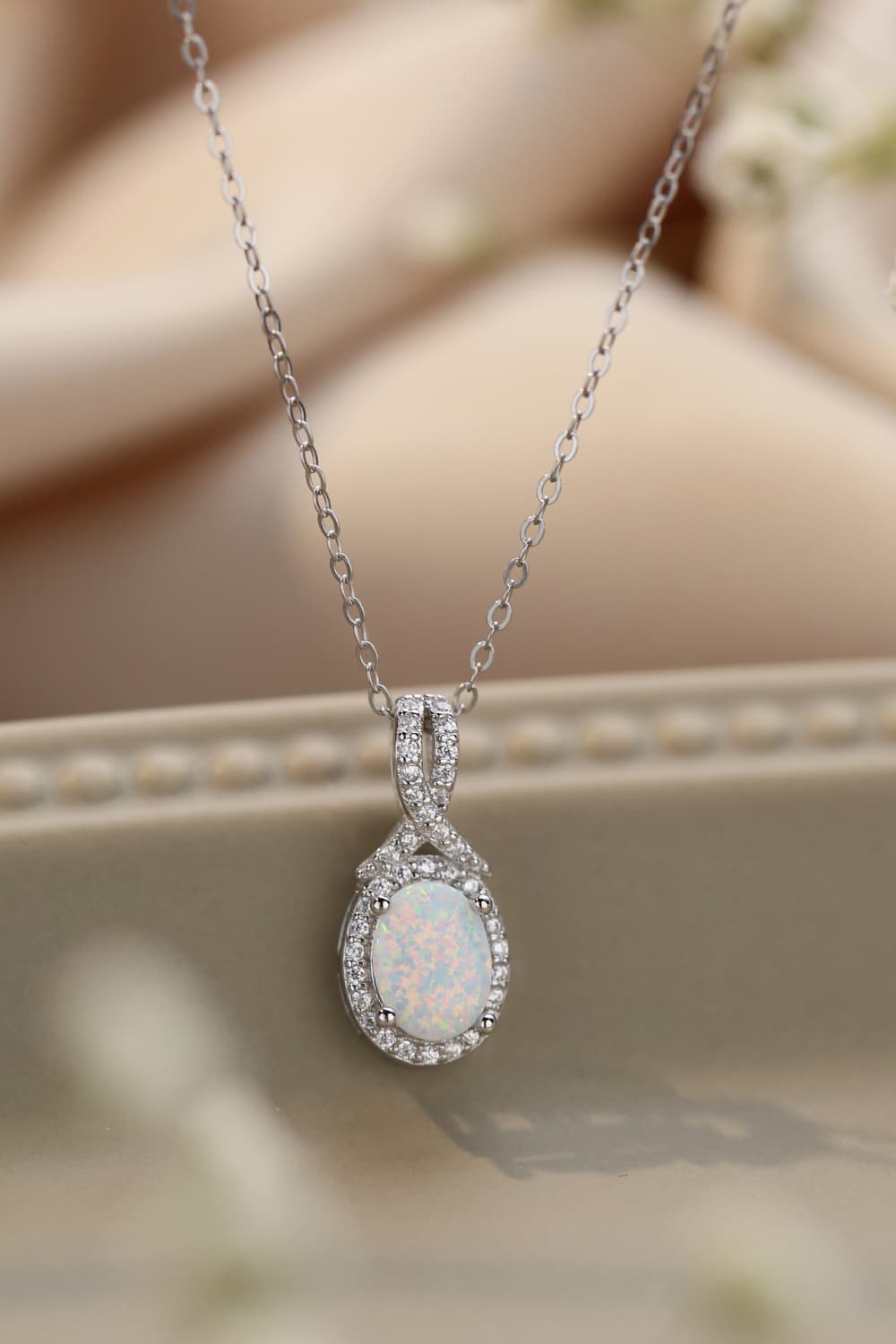 Feeling My Best Opal Pendant Necklace  Necklaces- Doll Fits