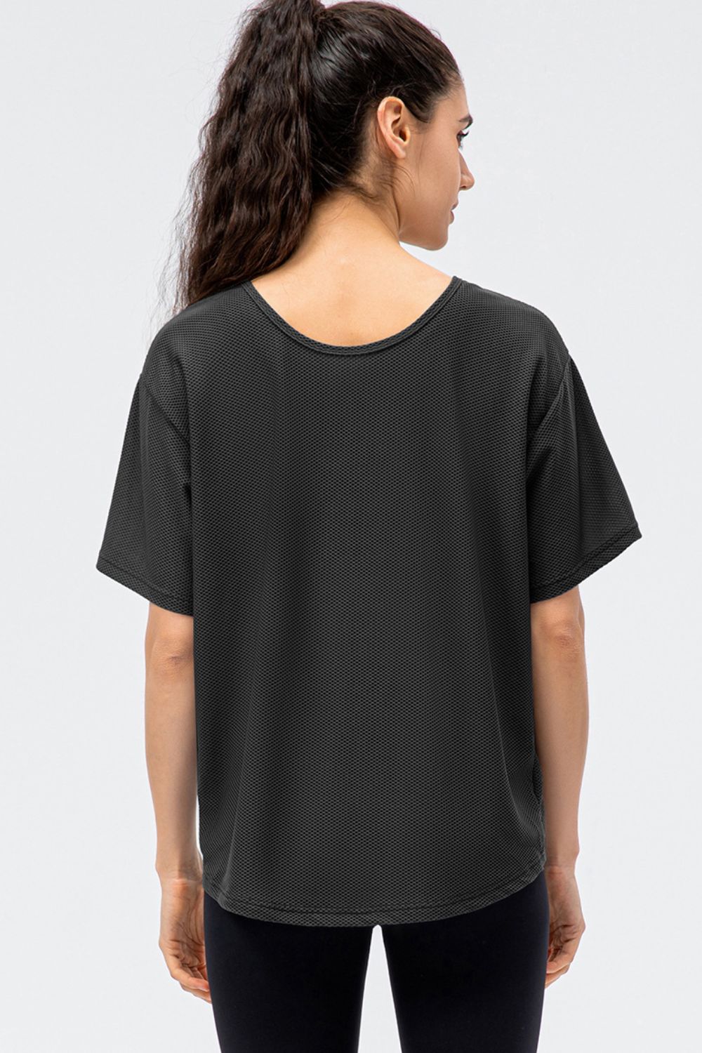 Round Neck Short Sleeve Active Tee  - Doll Fits