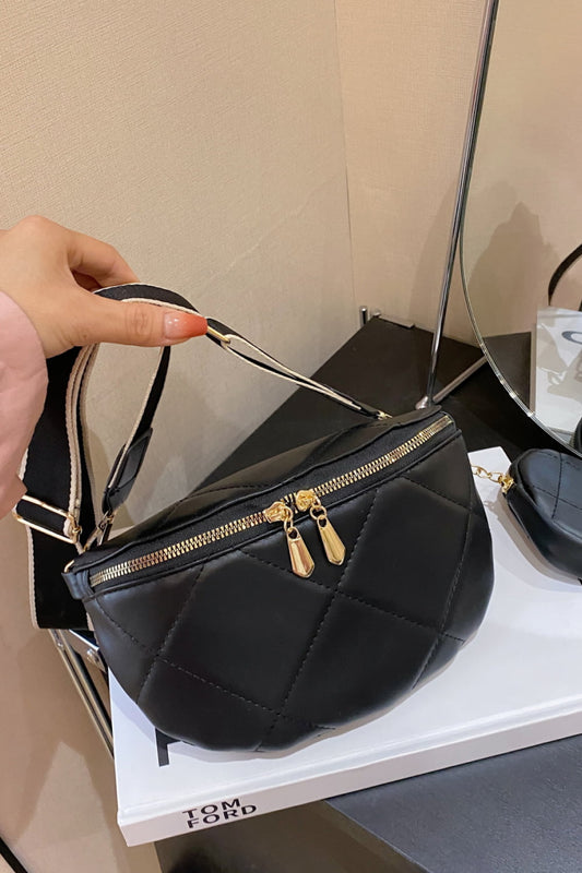 PU Leather Sling Bag with Small Purse  Handbags- Doll Fits