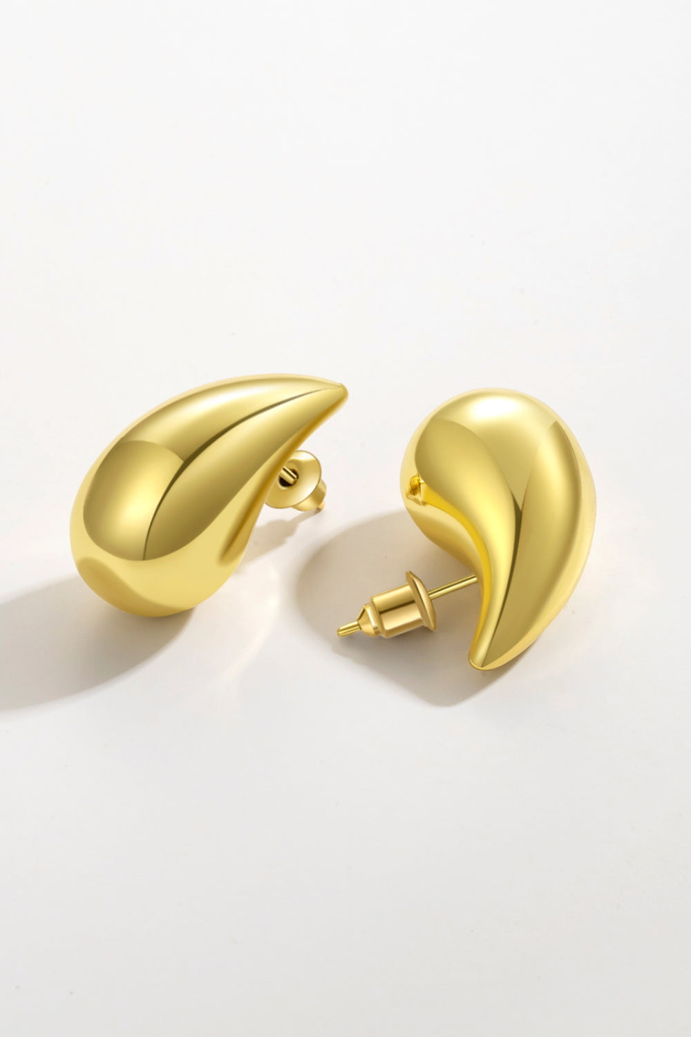 Big Size Water Drop Brass Earrings  Earrings- Doll Fits