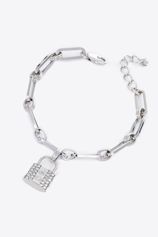 Lock Charm Chain Bracelet  Bracelets- Doll Fits
