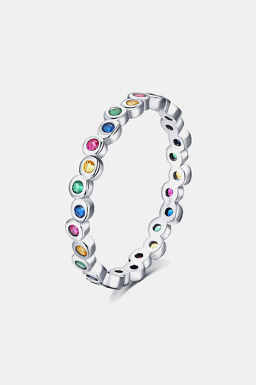 925 Sterling Silver Zircon Ring  Rings- Doll Fits