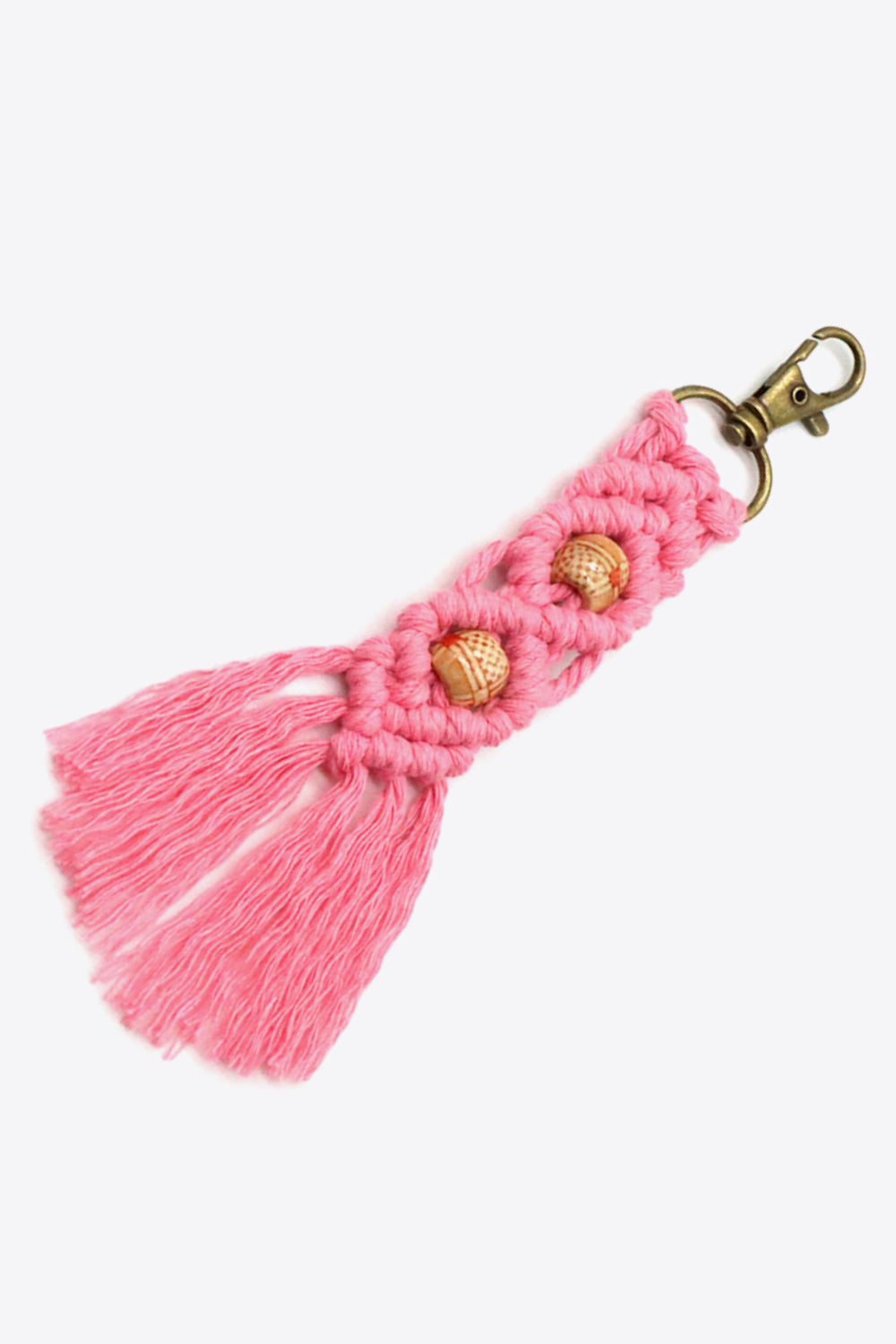 Assorted 4-Pack Handmade Macrame Fringe Keychain  Keychains- Doll Fits