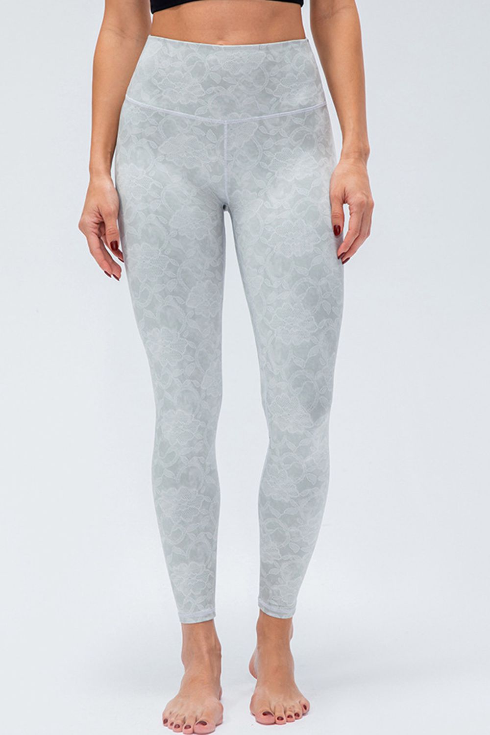 Wide Waistband Slim Fit Active Leggings  Activewear- Doll Fits