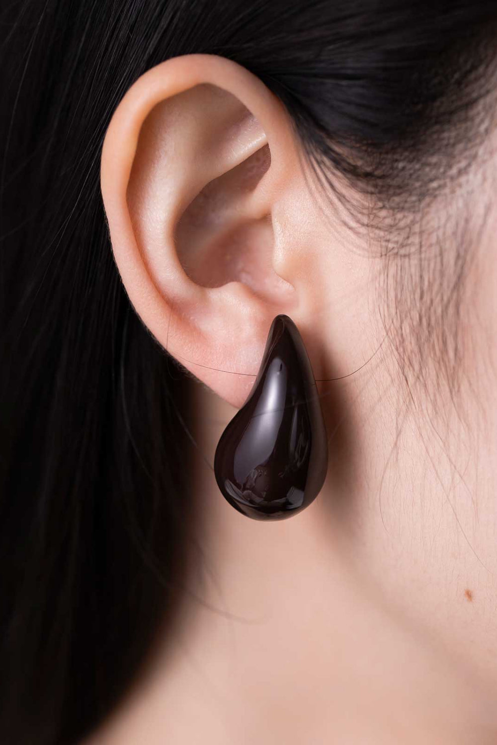 Big Size Water Drop Brass Earrings  Earrings- Doll Fits