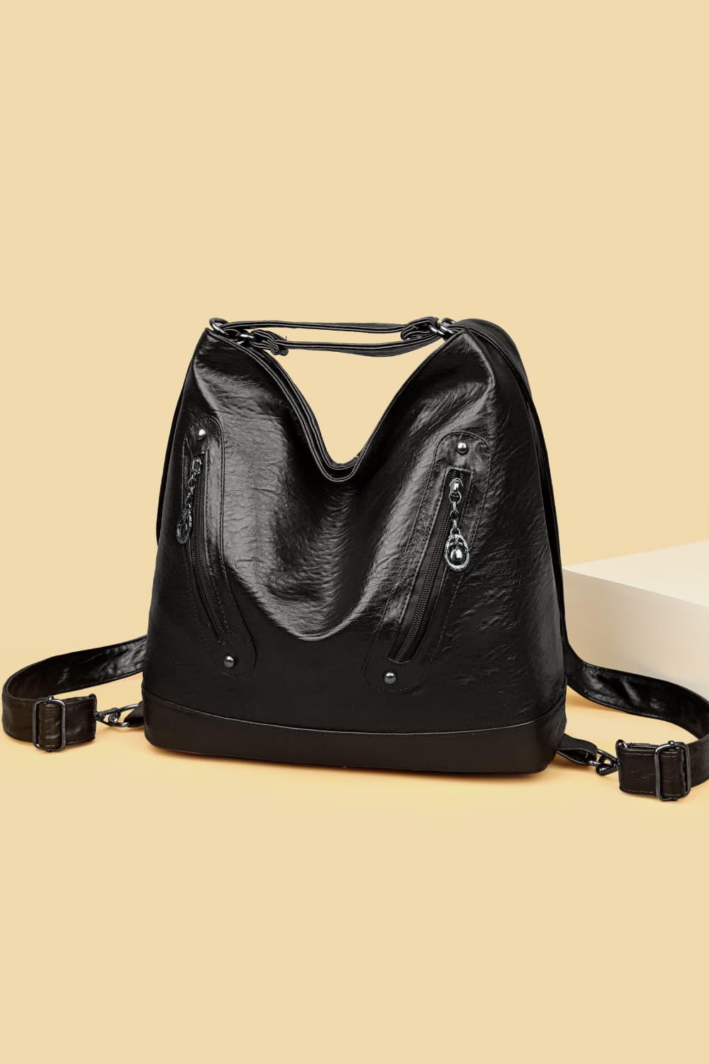 PU Leather Shoulder Bag  - Doll Fits