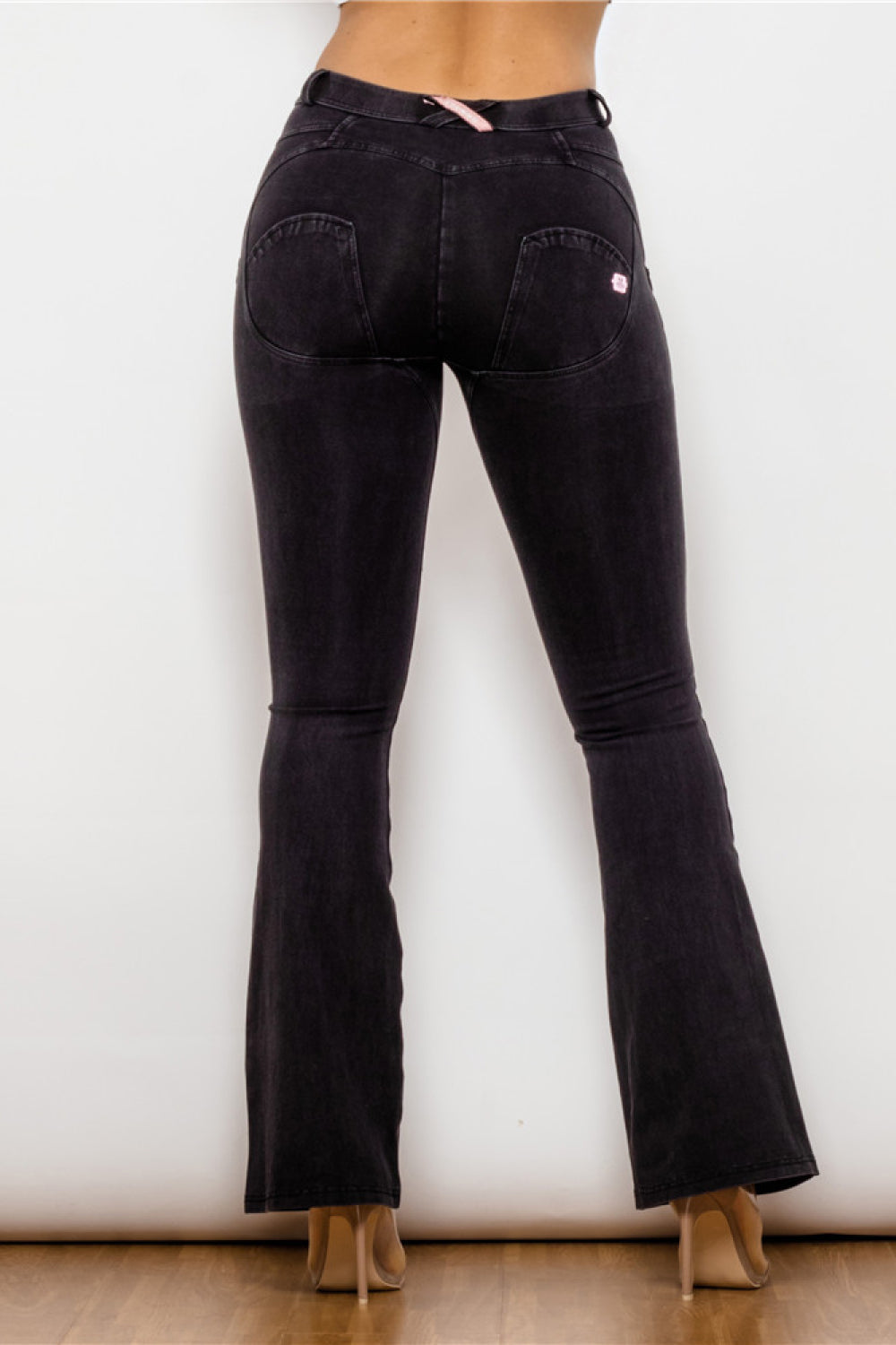 Buttoned Flare Jeans  Pants- Doll Fits