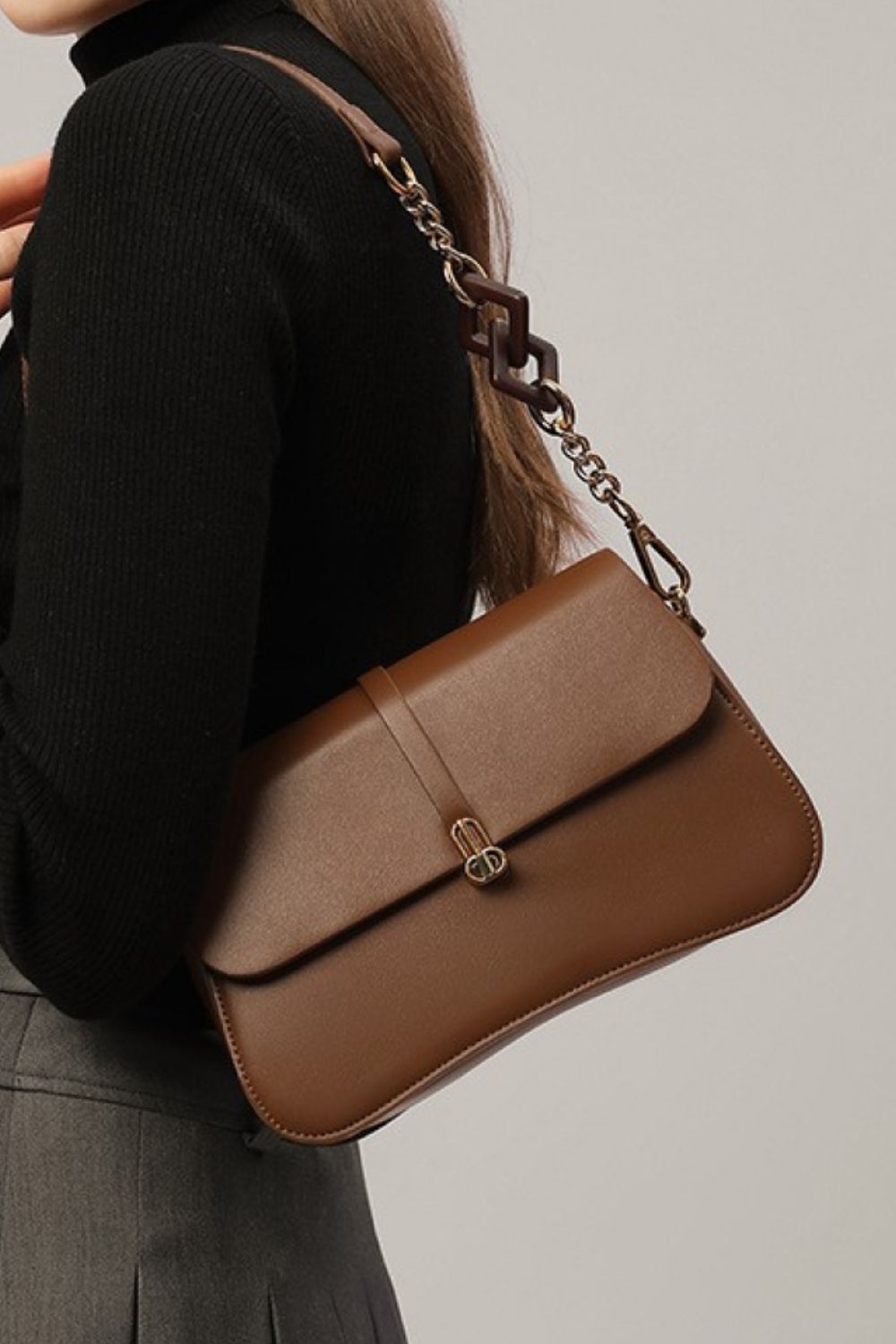 PU Leather Shoulder Bag  Handbags- Doll Fits
