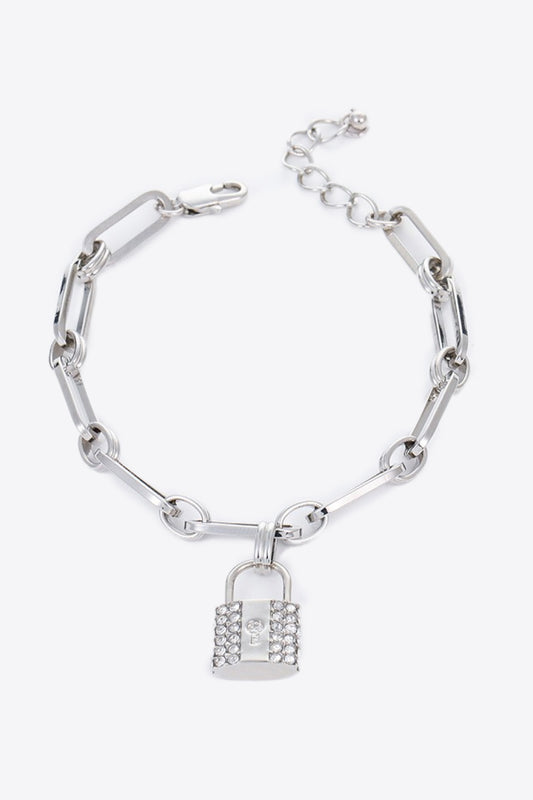 Lock Charm Chain Bracelet  Bracelets- Doll Fits