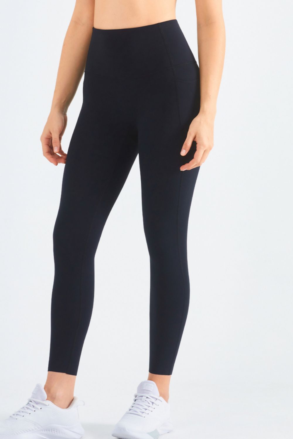 Highly Stretchy Elastic Waistband Pocket Yoga Leggings  Activewear- Doll Fits