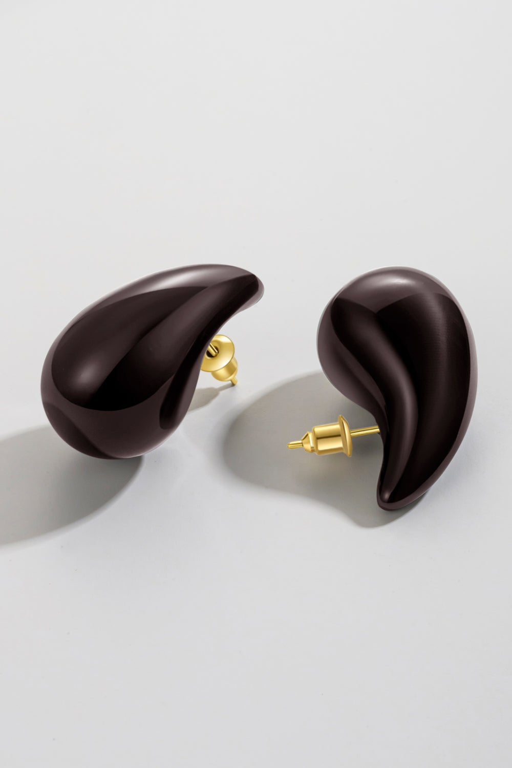 Big Size Water Drop Brass Earrings  Earrings- Doll Fits