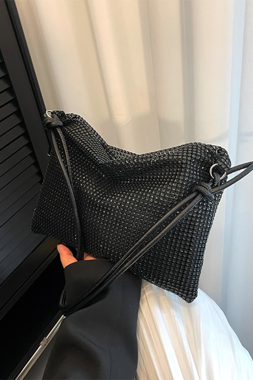 Glitter PVC Shoulder Bag  - Doll Fits