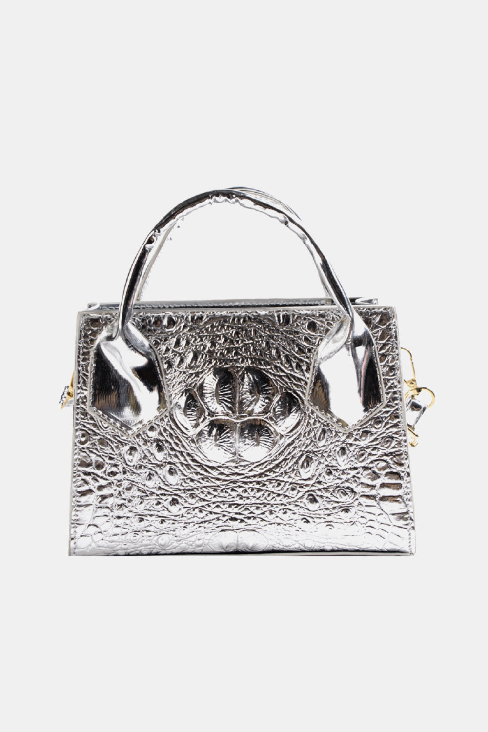 Textured PU Leather Crossbody Bag  Handbags- Doll Fits