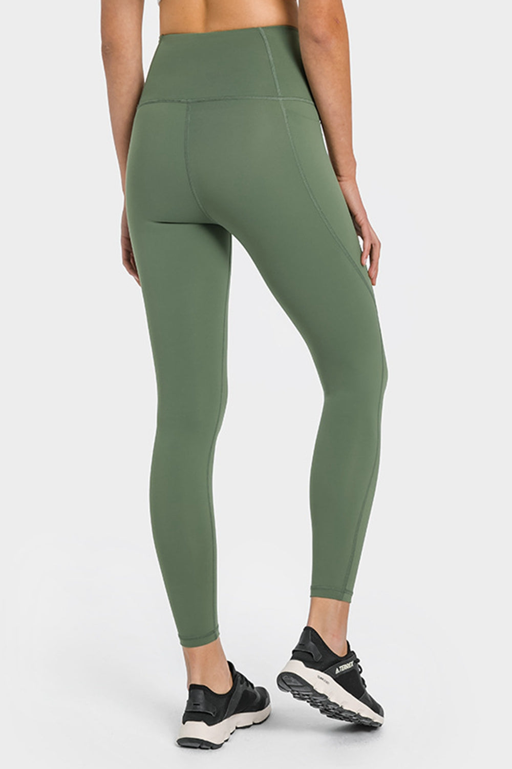 High Waist Ankle-Length Yoga Leggings with Pockets  Activewear- Doll Fits