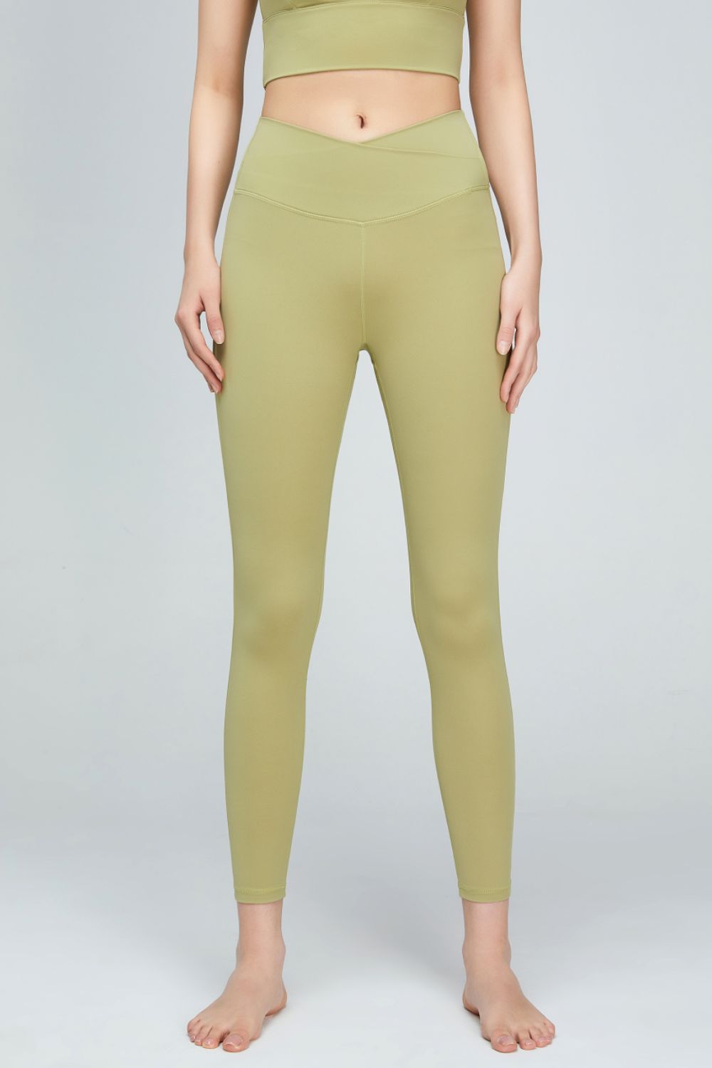 V-Waist Sports Leggings  Activewear- Doll Fits