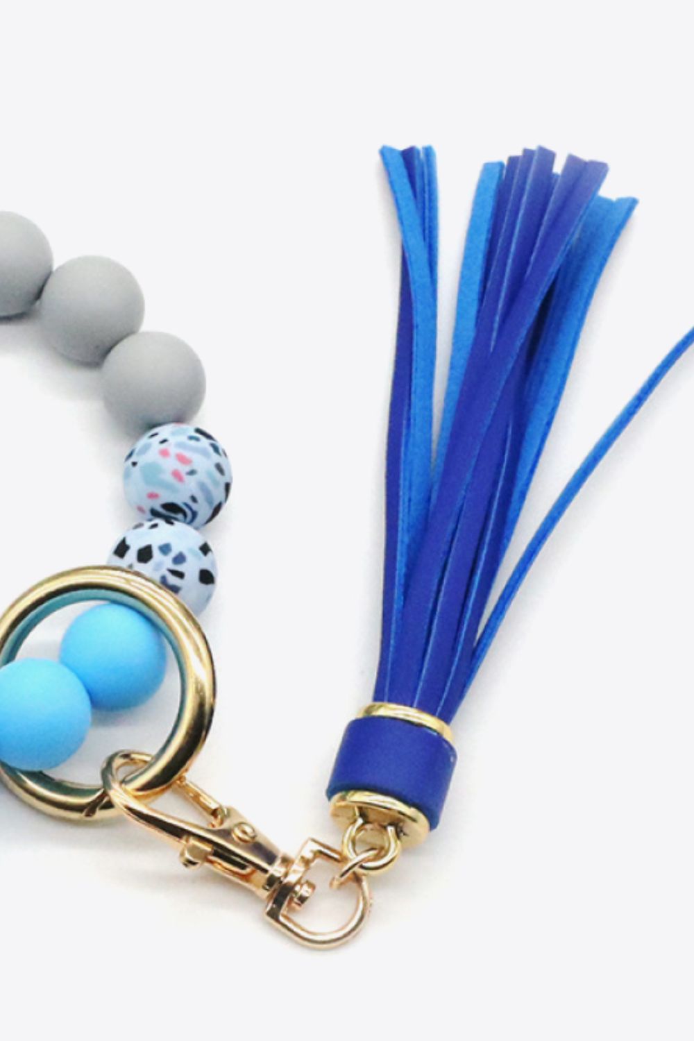 Assorted 2-Pack Multicolored Beaded Tassel Keychain  Keychains- Doll Fits