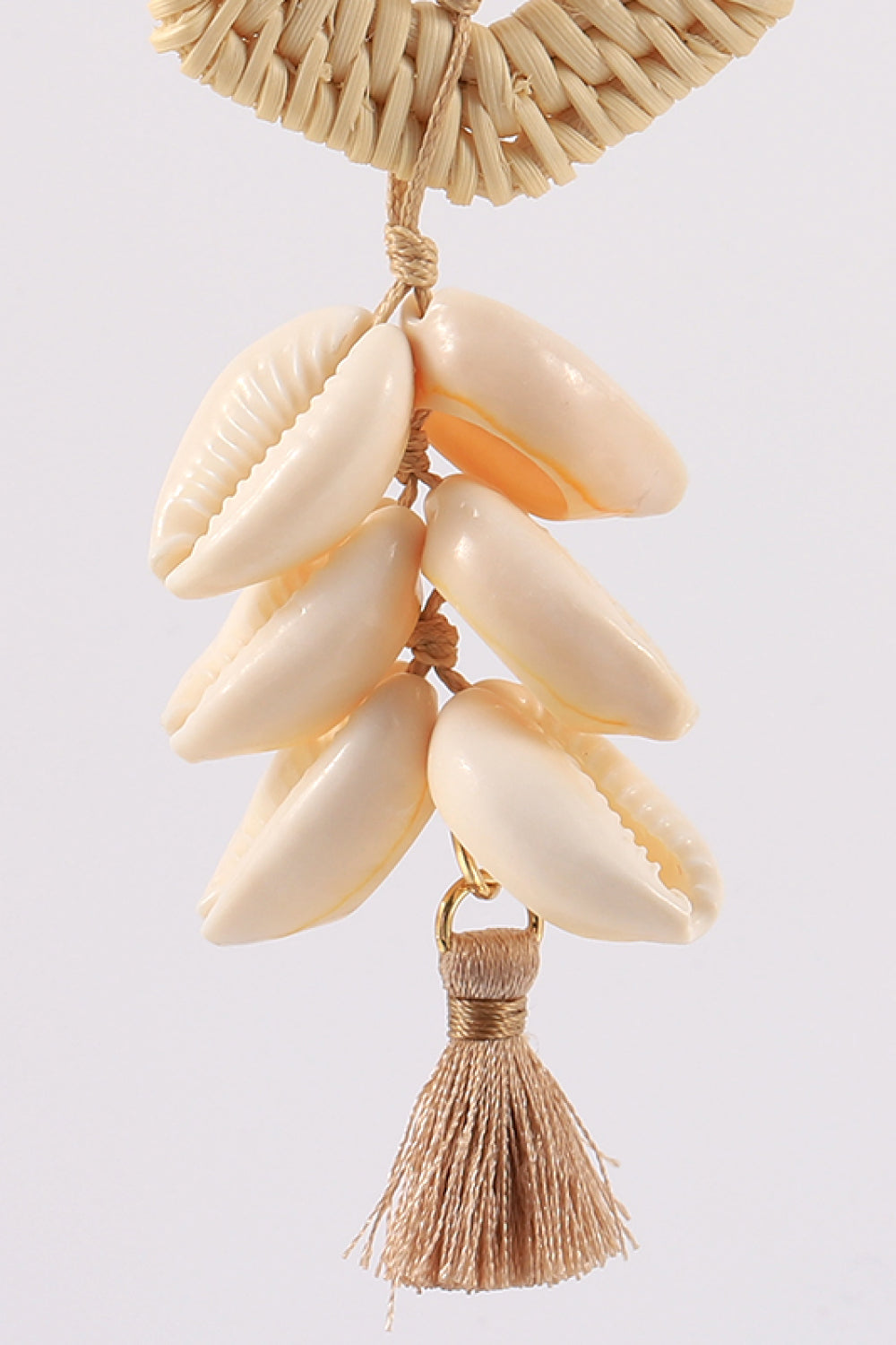 Tassel Shell Copper Earrings  Earrings- Doll Fits