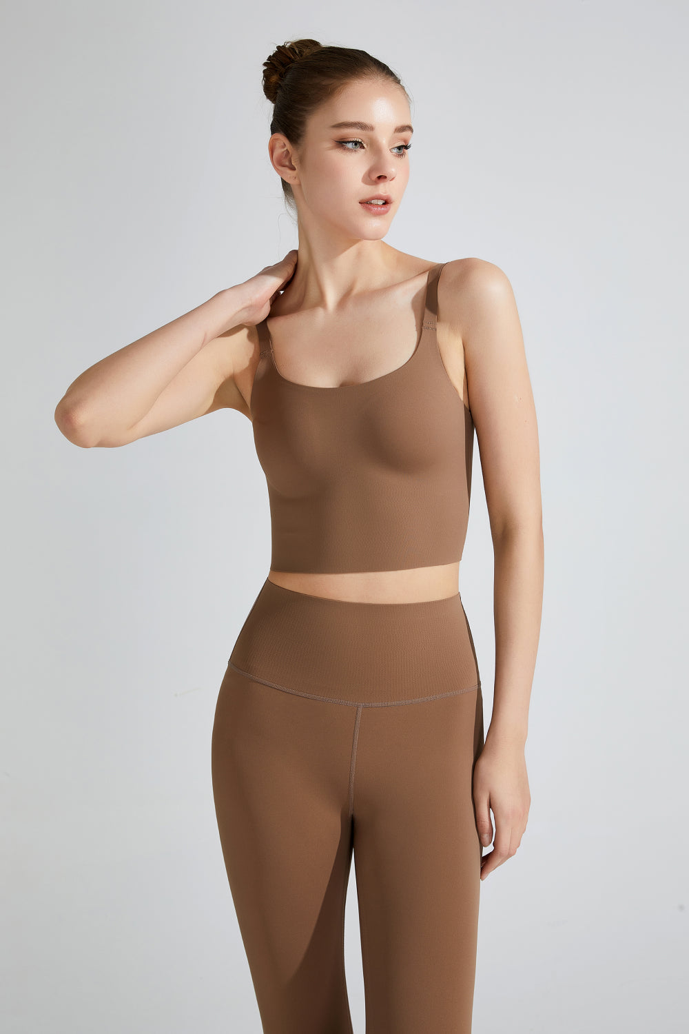 Scoop Neck Sports Bra  - Doll Fits