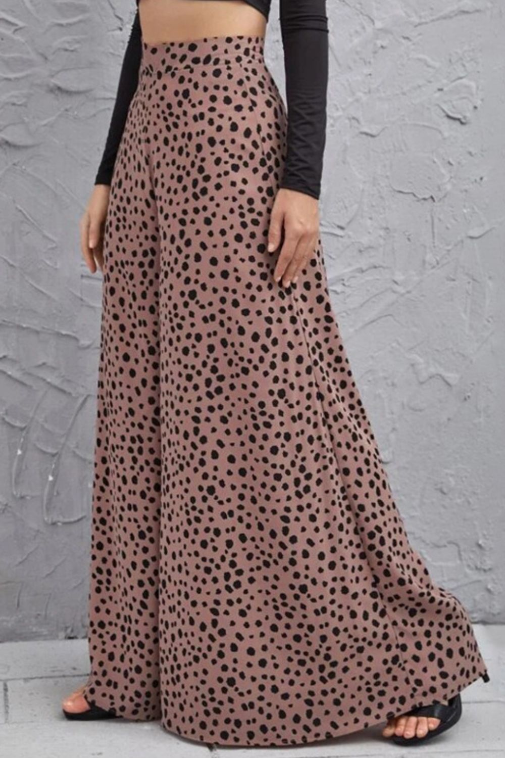 Animal Print High-Rise Culottes  - Doll Fits