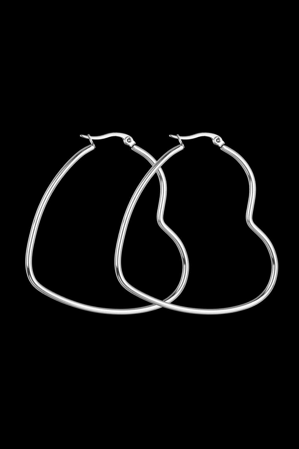 Heart Stainless Steel Earrings  Earrings- Doll Fits