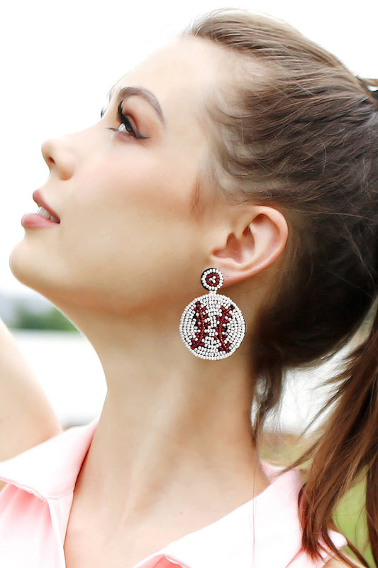 Round Shape Dangle Earrings  Earrings- Doll Fits