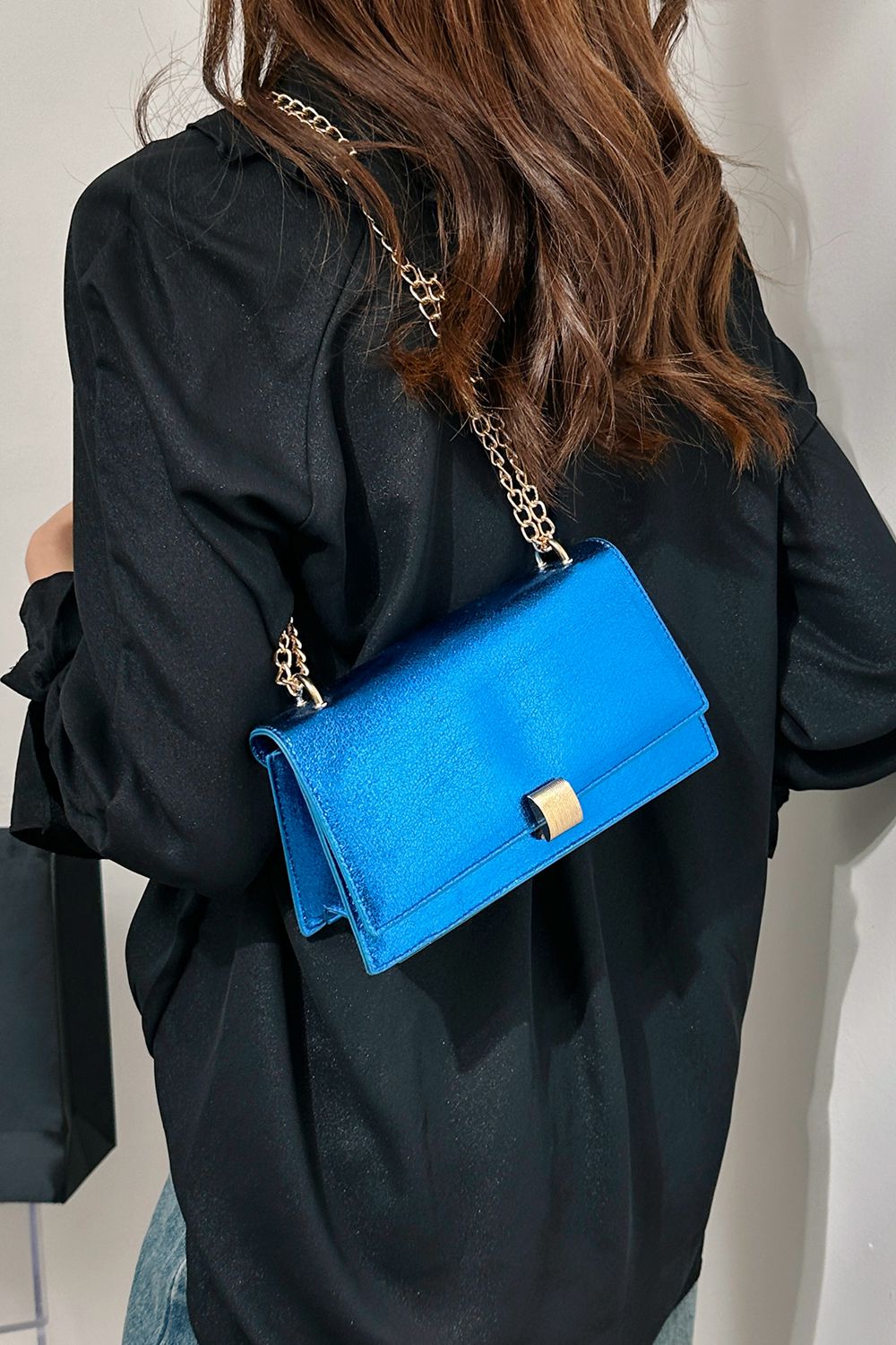 PU Leather Crossbody Bag  - Doll Fits
