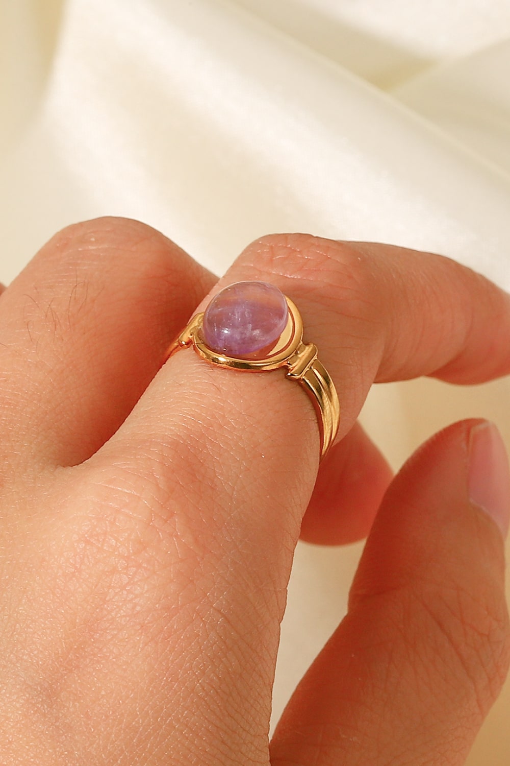 18K Gold Plated Open Ring  Rings- Doll Fits