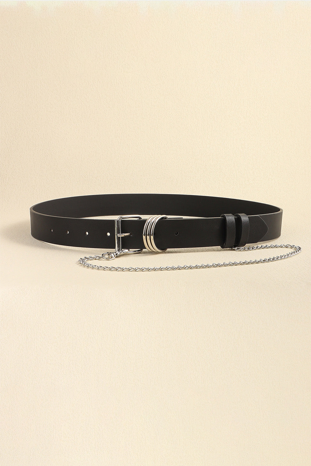 PU Leather Alloy Chain Belt  - Doll Fits