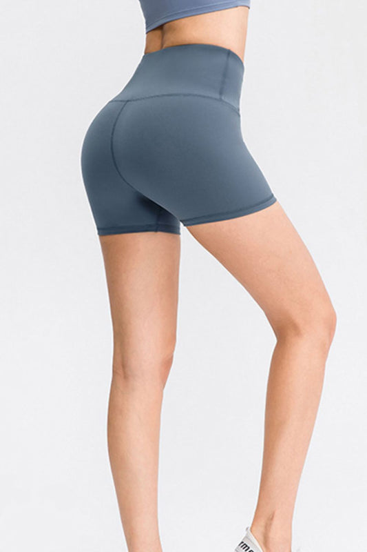 Wide Waistband Sports Shorts  - Doll Fits