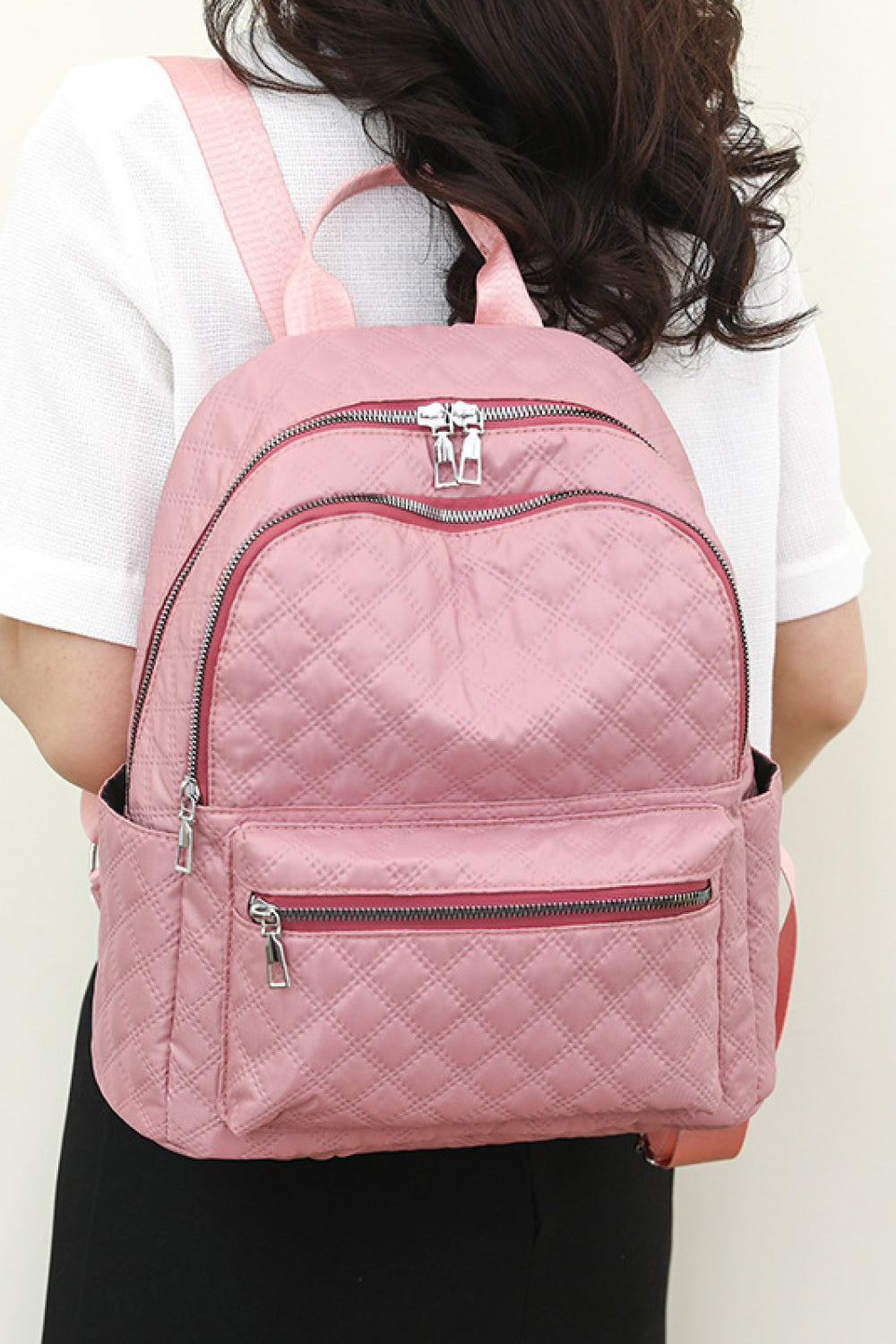 Medium Polyester Backpack  Backpacks- Doll Fits