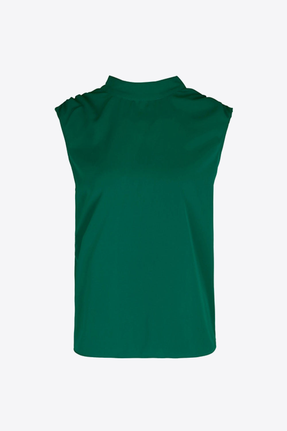 Tied Mock Neck Blouse  Shirts & Tops- Doll Fits