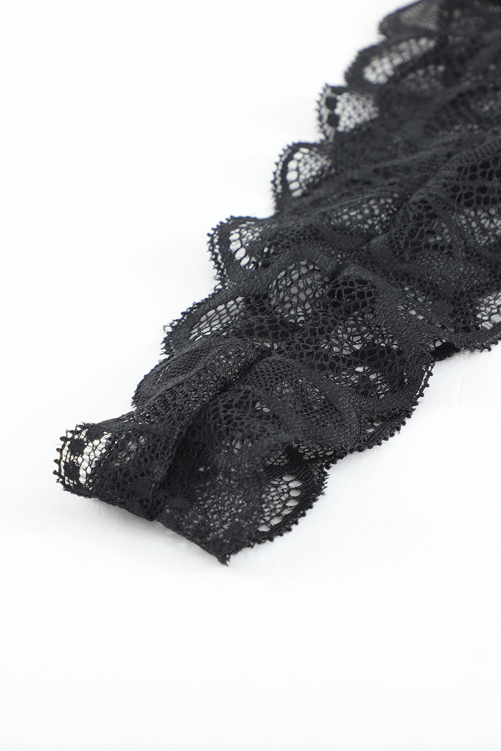 Strappy Three-Piece Lace Lingerie Set  Lingerie- Doll Fits