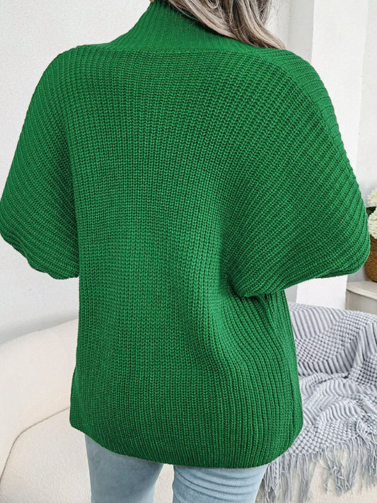 Rib-Knit Open Front Dolman Sleeve Cardigan  Coats & Jackets- Doll Fits