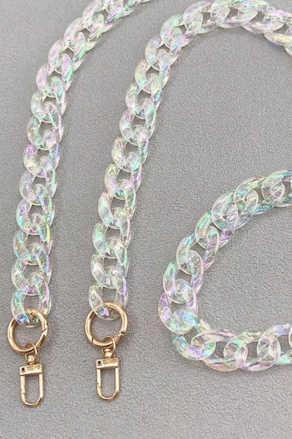 Resin Crossbody Chain  - Doll Fits