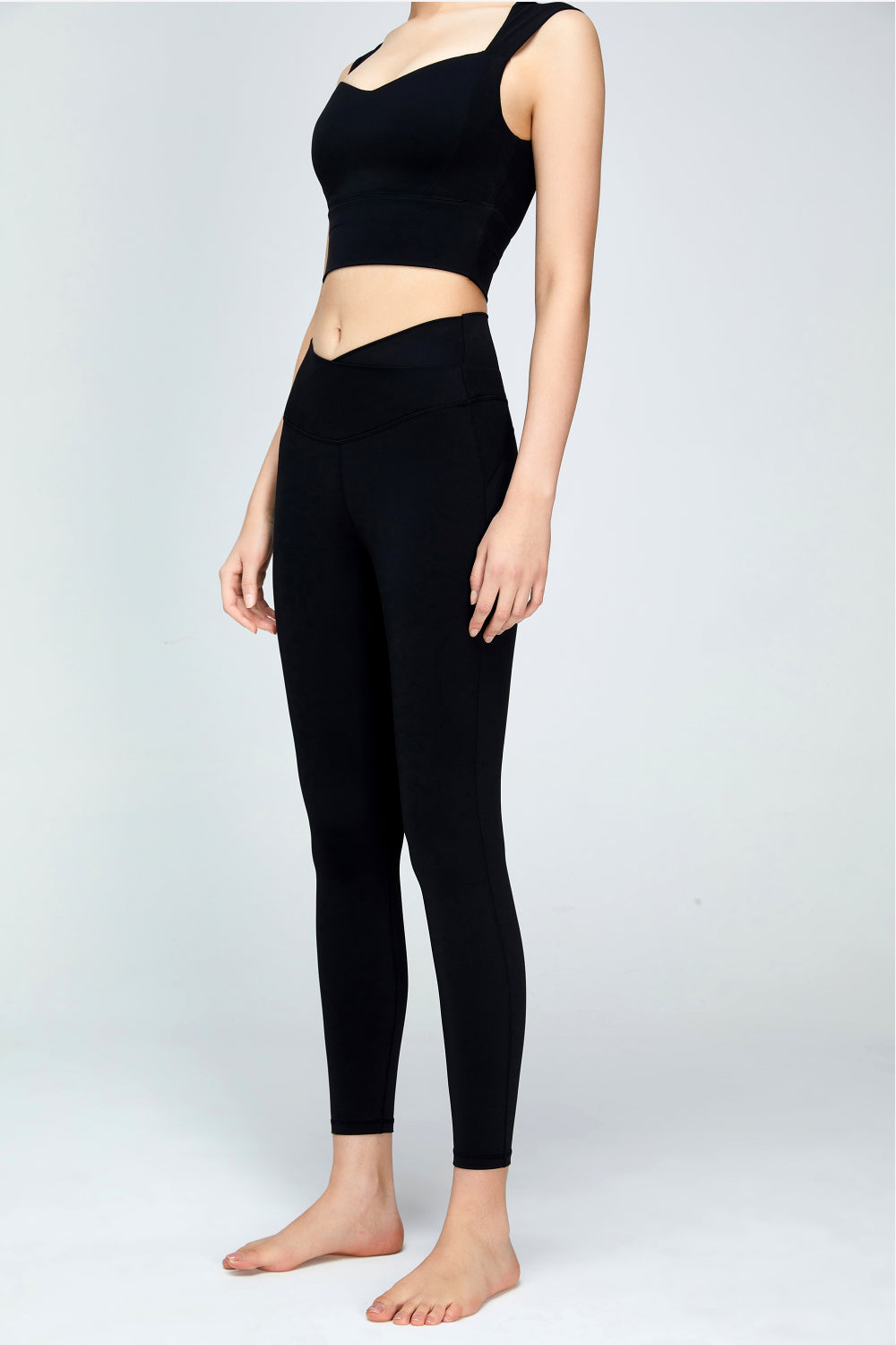V-Waist Sports Leggings  Activewear- Doll Fits