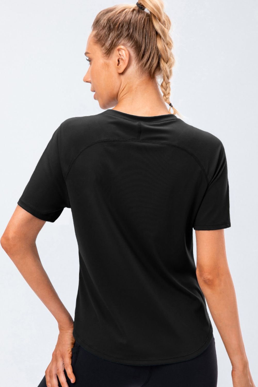 Round Neck Raglan Sleeve Active Tee  - Doll Fits