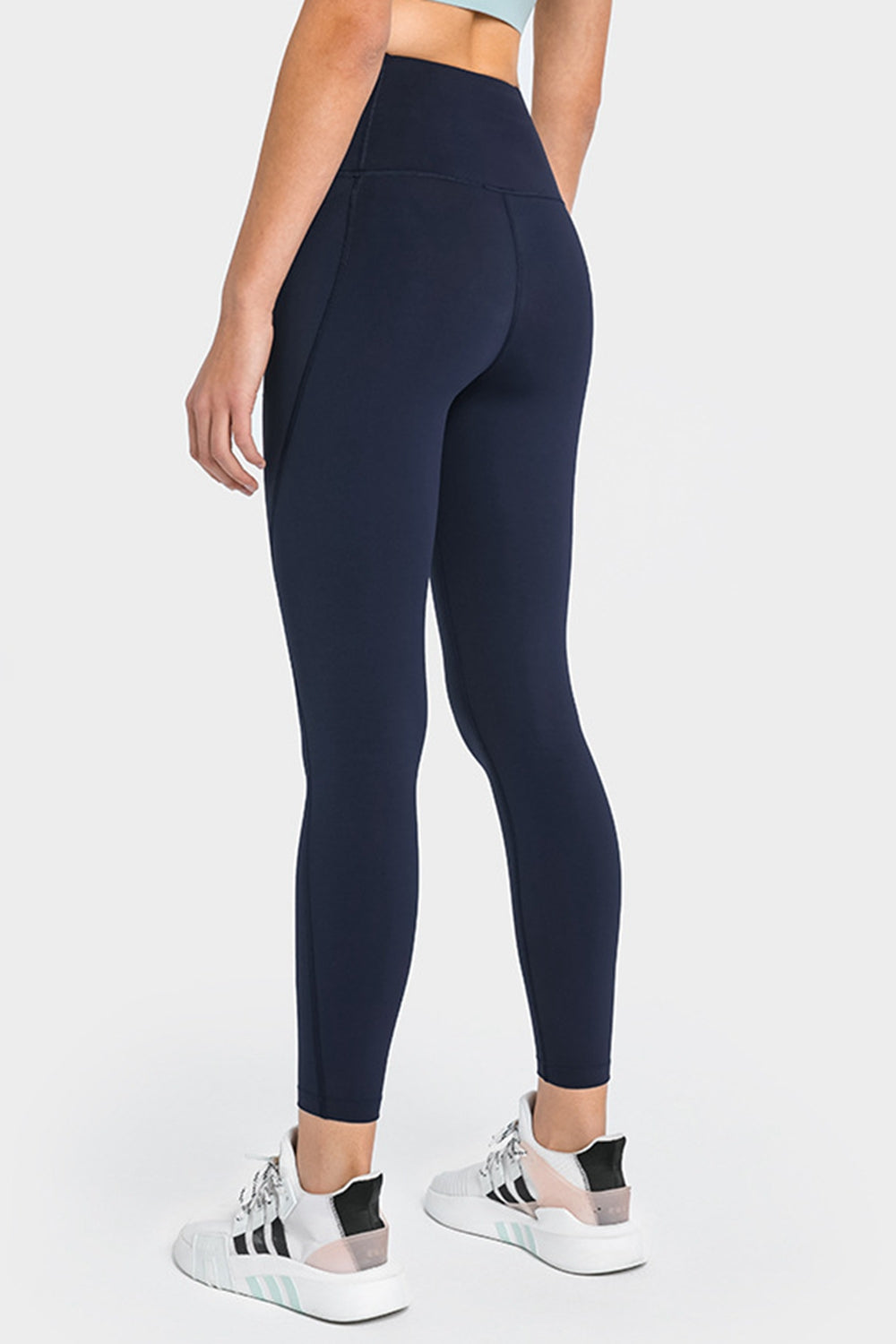 High Waist Ankle-Length Yoga Leggings with Pockets  Activewear- Doll Fits