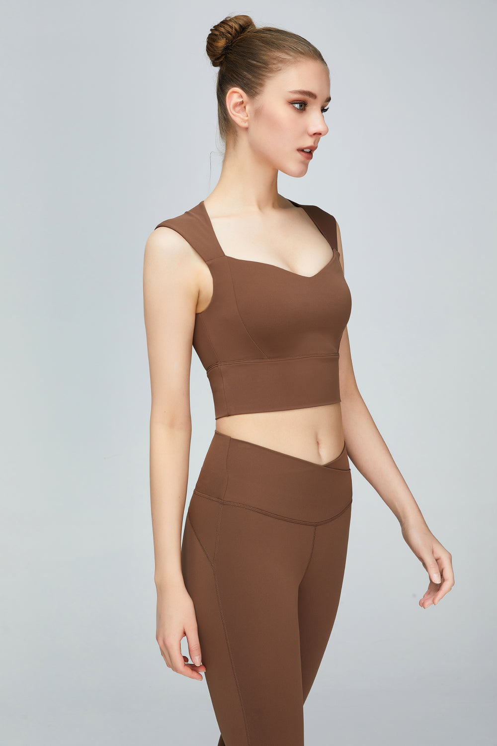 Sweat Absorbing Sleeveless Sports Bra  - Doll Fits