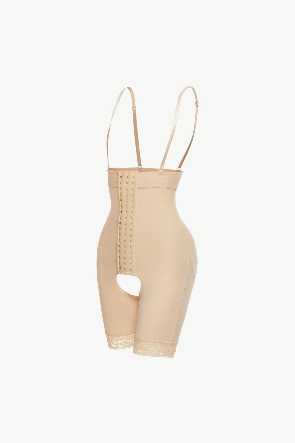 Full Size Hook-and-Eye Lace Trim Shaping Bodysuit  Shapewear- Doll Fits